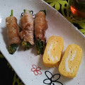 チョコモコモコ's cooksnap of when they made 菜の花巻き巻き.