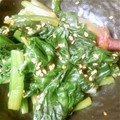 るてぃす's cooksnap of when they made 緑の副菜♡ほうれん草の胡麻和え.