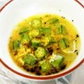 meff's cooksnap of when they made あっという間にあと1品✿オクラと卵✿.