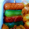 monchi0602's cooksnap of when they made お弁当に♪ウインナーキュウリ.