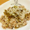 ゆじゅロイヤル's cooksnap of when they made 塩麹で炊くフキノトウの炊き込みご飯.