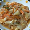 ハコウ's cooksnap of when they made 鶏胸肉の野菜あんかけ.