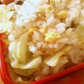 ちゃちゅけ☆'s cooksnap of when they made 春色キャベツのチャーハン.