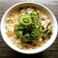 たかともしゃん's cooksnap of when they made レンジで簡単！とろとろ卵のお夜食雑炊♡.