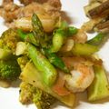 marilin36's cooksnap of when they made アスパラとエビとカシューナッツの炒め物.