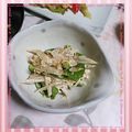 ＴＯＭＯＷＡＴ's cooksnap of when they made 春の風♪スナップえんどうとゴボウのサラダ.