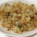 Hikibabe's cooksnap of when they made 桜えび・しらす・アスパラ・ねぎチャーハン.