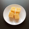 WOODs´'s cooksnap of when they made 黄金比☆おから蒸しパン.