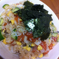 Pochi1119's cooksnap of when they made サーモンときゅうりのちらし寿司.