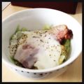 しまだっふんだ's cooksnap of when they made 野菜もたっぷりベーコンエッグ丼.