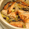 kunichos's cooksnap of when they made 秋の味覚満載！鮭・さつま芋の炊き込みご飯.