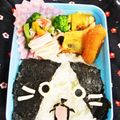 ゆけり３兄弟's cooksnap of when they made 超簡単キャラ弁☆メラルー　モンハン.