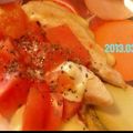 ari0107's cooksnap of when they made ฺささみのトマト&とろ～りチーズ焼きฺ.