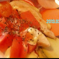 ari0107's cooksnap of when they made ฺささみのトマト&とろ～りチーズ焼きฺ.