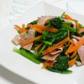 Blue-Island's cooksnap of when they made ノンオイルな☆ほうれん草炒め.