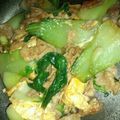 てぃちゃん0004's cooksnap of when they made 豚肉と青梗菜のふんわり卵炒め.