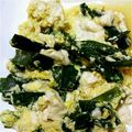 えついぶき's cooksnap of when they made たっぷりニラと豆腐の卵とじ.
