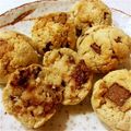 ノブカホ's cooksnap of when they made チョコと胡桃のおから豆腐スコーン.