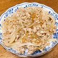 vabochan's cooksnap of when they made 安い！簡単！美味♫もやしと挽肉あんかけ丼.