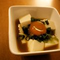 BiwacoJune's cooksnap of when they made 卵黄の醤油漬けのせ冷奴.
