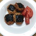 はる☆ぴよ's cooksnap of when they made 海苔風味の鶏つくね焼き.