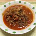 ちょん３２８'s cooksnap of when they made 牛肉のトマト煮込み.