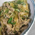 mape3010's cooksnap of when they made 豚肉と水菜の甘辛炒め☆.