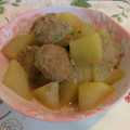 マミリ's cooksnap of when they made 挽き肉団子と大根の煮物.