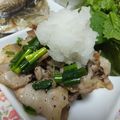 わんLove's cooksnap of when they made 豚バラのさっと炒め☆大根おろし和え.