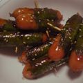 mioly's cooksnap of when they made ✿シソ巻ウインナーのバター醤油焼き✿.
