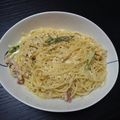 まりんちる's cooksnap of when they made 低脂肪乳で☆カルボナーラ.