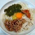 クック3N0VKO☆'s cooksnap of when they made 納豆めかぶうどん.
