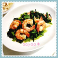 さやあ☆'s cooksnap of when they made 菜の花とエビの塩炒め♪.