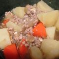 yasm's cooksnap of when they made そぼろ肉じゃが♪.