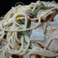 みけねこやよい's cooksnap of when they made おひとりランチ…クリームチーズパスタ.
