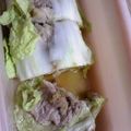 elingo's cooksnap of when they made レンジ調理！醤油麹で白菜と豚肉の重ね蒸し.