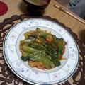 mari119's cooksnap of when they made チンゲン菜とエビの中華風味噌炒め.