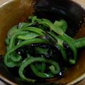 ちゅっぷ's cooksnap of when they made お弁当の隙間埋めに☆ピーマン塩昆布和え.