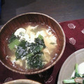 nammy's cooksnap of when they made ほうれん草のかきたま汁.
