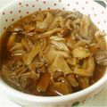 puniss's cooksnap of when they made 簡単☆シンプルきのこ蕎麦.
