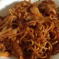 みさこたらこ's cooksnap of when they made 簡単すぎる豚キムチ焼きそば.