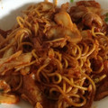 みさこたらこ's cooksnap of when they made 簡単すぎる豚キムチ焼きそば.