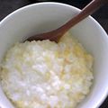 boricco's cooksnap of when they made 炊飯器におまかせ♪玉子がゆ｡ｏO.