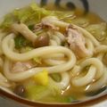 てーぶるすぷーん's cooksnap of when they made 今日の１人ﾗﾝﾁ♪うまうま白菜豚肉うどん.