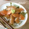 Azuki．'s cooksnap of when they made おかわり～♫　漬丼.