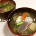 papikun's cooksnap of when they made のっぺい汁.