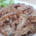 ８５☆'s cooksnap of when they made 豚バラ肉と玉ねぎのしょうが焼き☆.