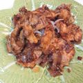 チロリ's cooksnap of when they made ジューシー豚肉の生姜焼き.