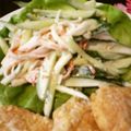 バウンド's cooksnap of when they made かにかまと胡瓜のマヨポンサラダ.
