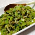 おうさ's cooksnap of when they made 大根の茎とジャコのゴマ油炒め☆ﾟ'･:*.